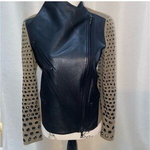 🌟🏍️ Robert Rodriguez Leather Moto Jacket 🏍️🌟